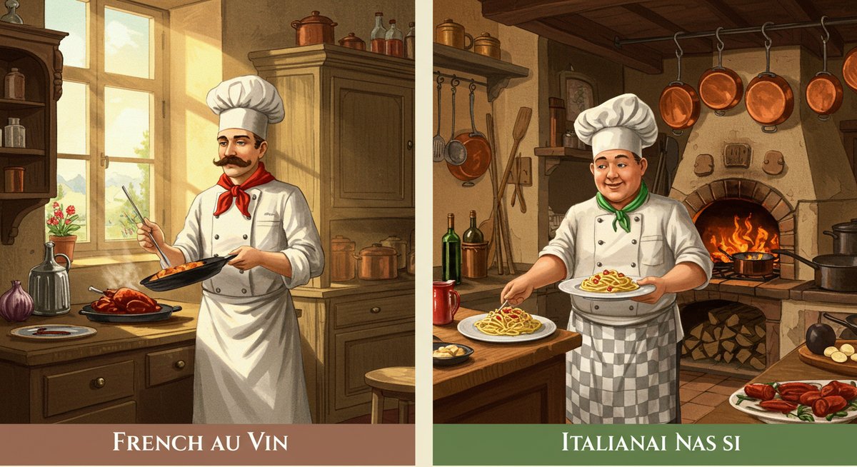 フレンチ と イタリアンの違い