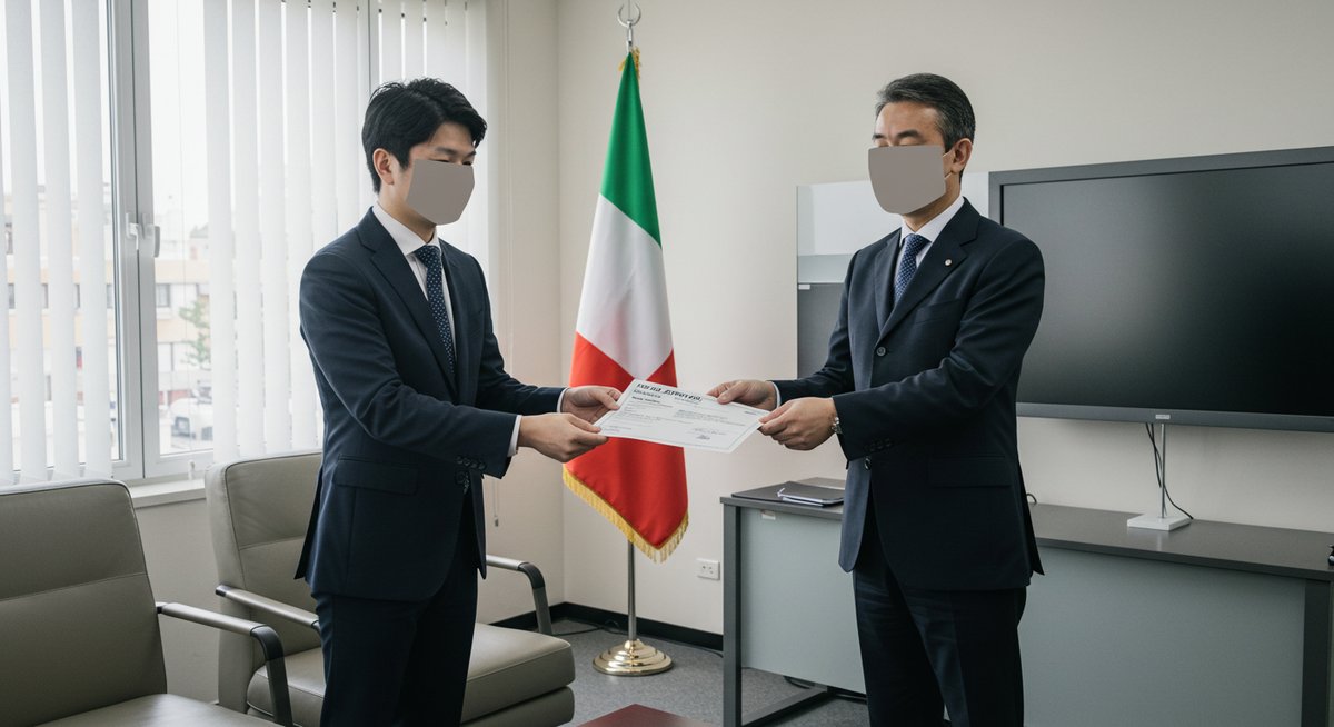 ビザ 申請 イタリア