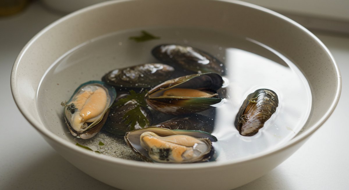 ムール 貝 し た 処理