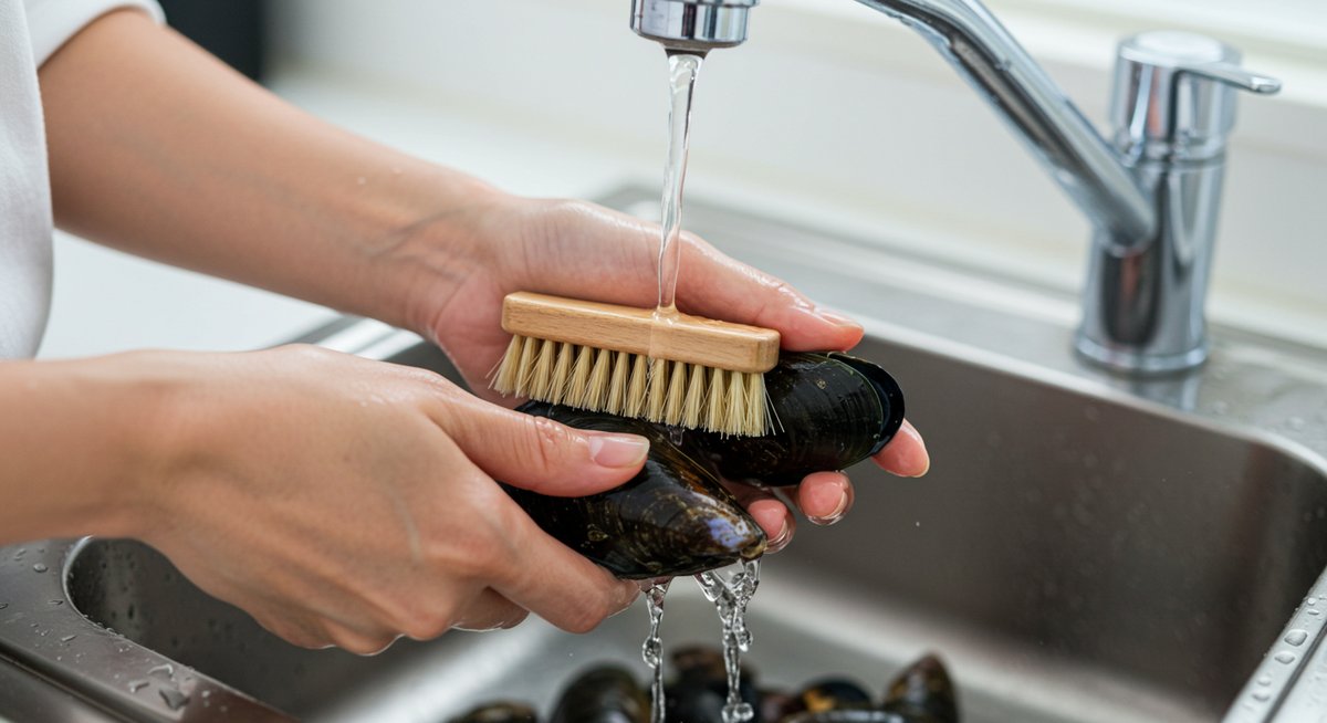 ムール 貝 し た 処理