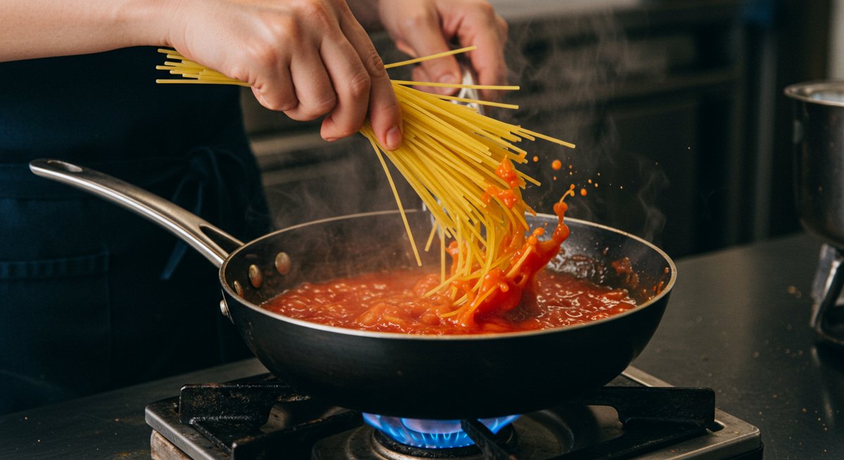 暗殺者のパスタ なぜ