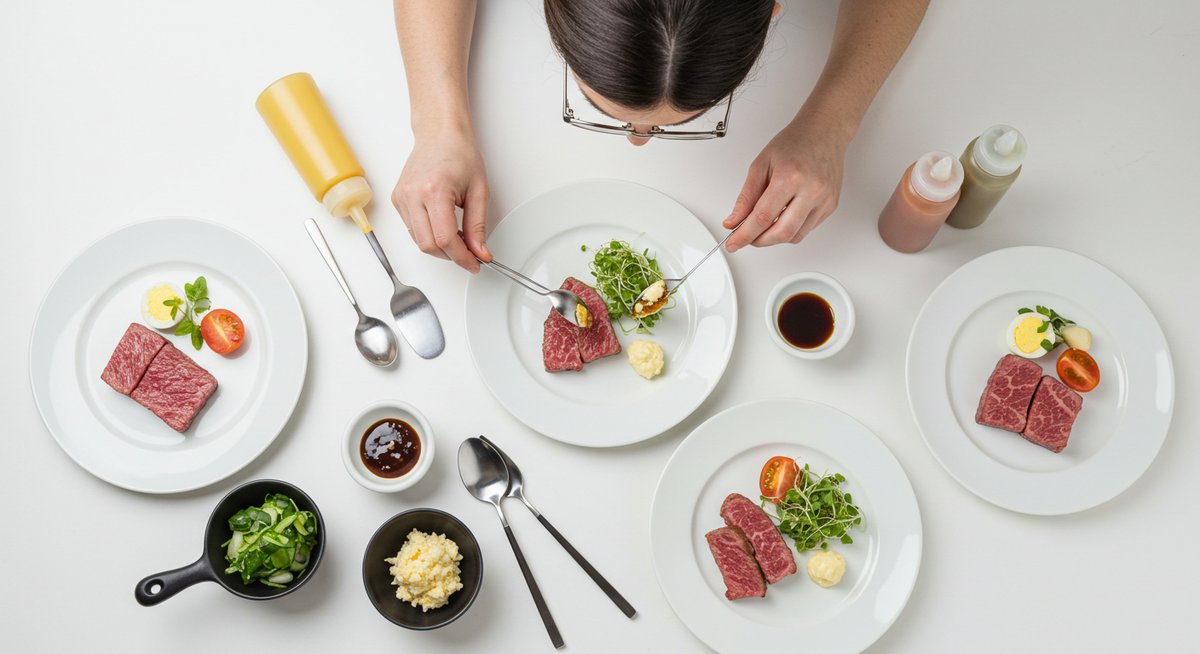 フレンチ 肉料理 盛り付け