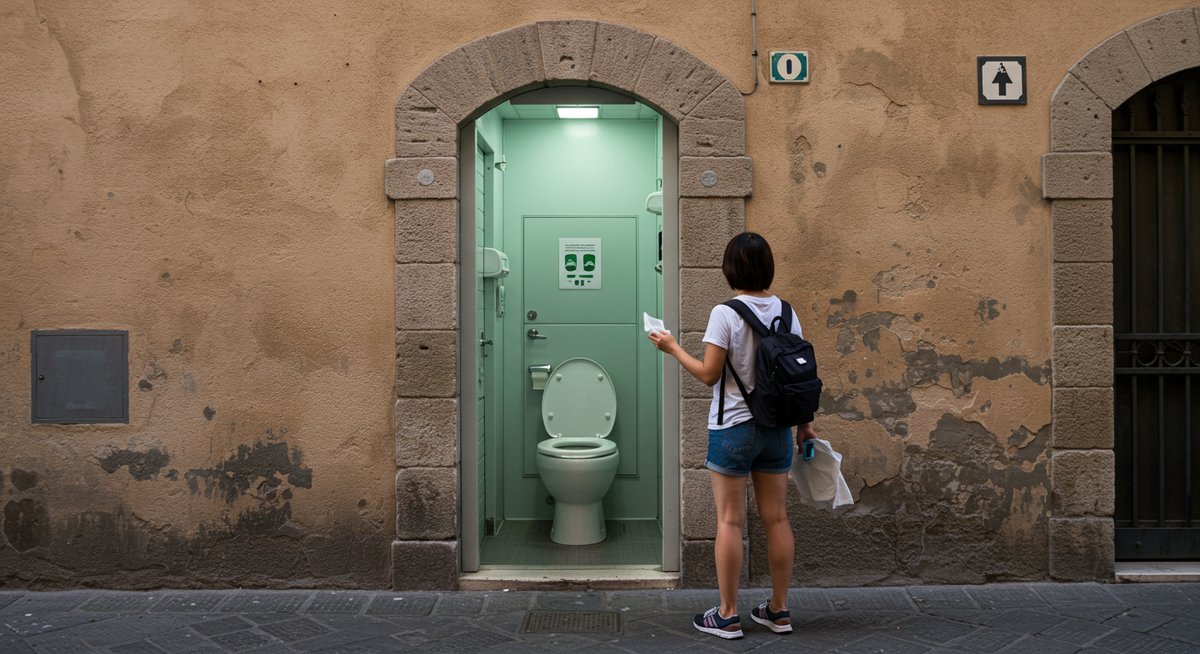 イタリア トイレ 便座ない