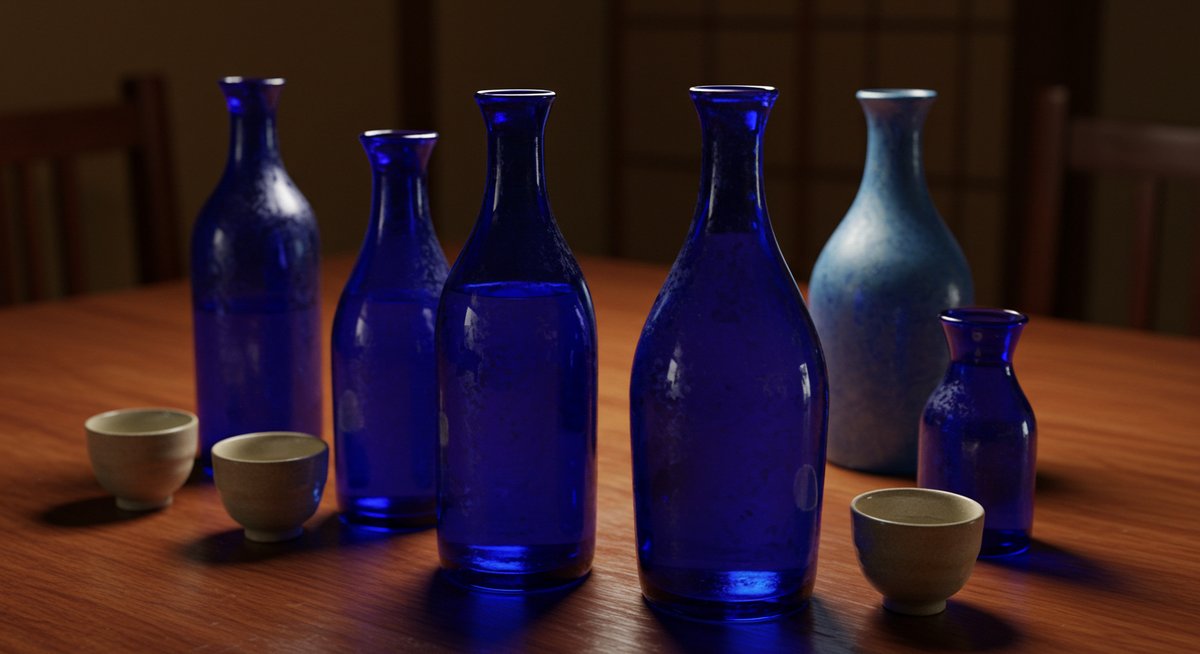 日本 酒 青い 瓶 飲み やすい