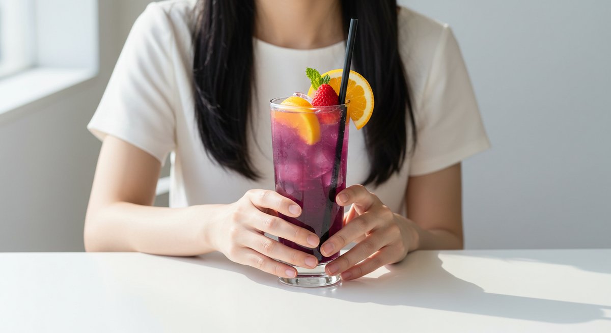 紫 飲み物